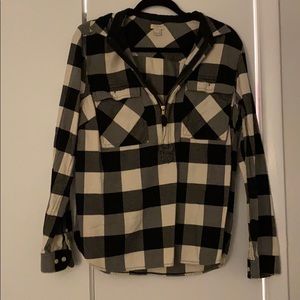 J. Crew Flannel Pullover